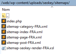 Les fichiers sitemaps de SEOKEY pour WordPress