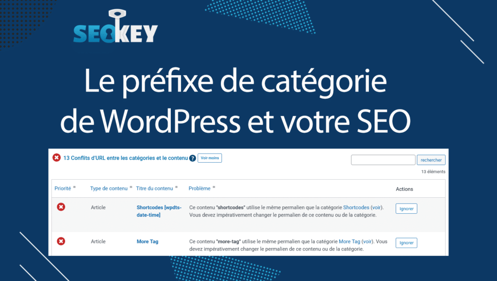 Le préfixe de catégorie dans WordPress peut nuire au SEO